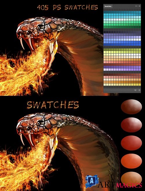 Snake Swatches - 3746035