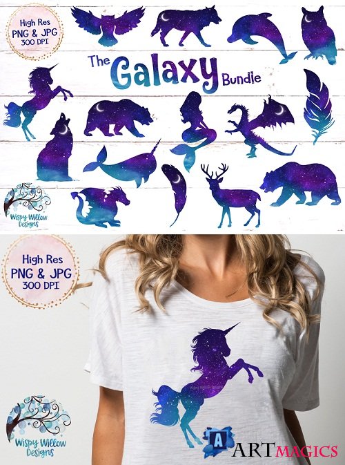 The Galaxy Clipart Bundle - 250772