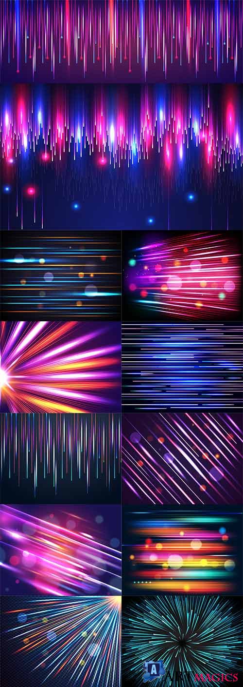      / Colorful abstract backgrounds in vector