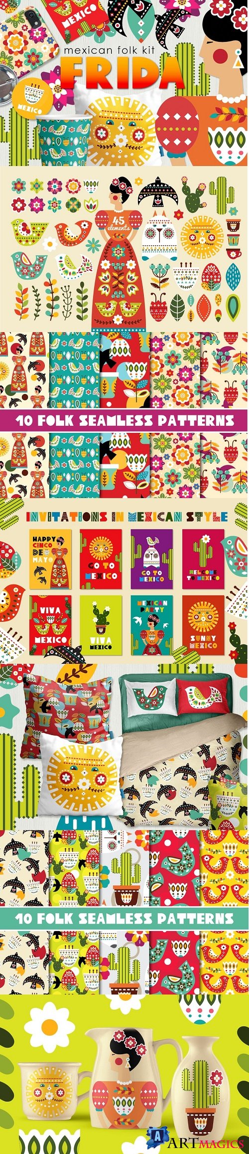 Frida - Mexican folk kit - 2089855