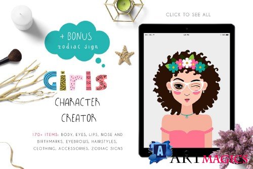 Girls Character Creator - 2822405