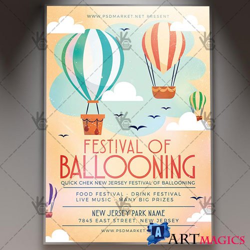 Festival of Ballooning Flyer - PSD Template