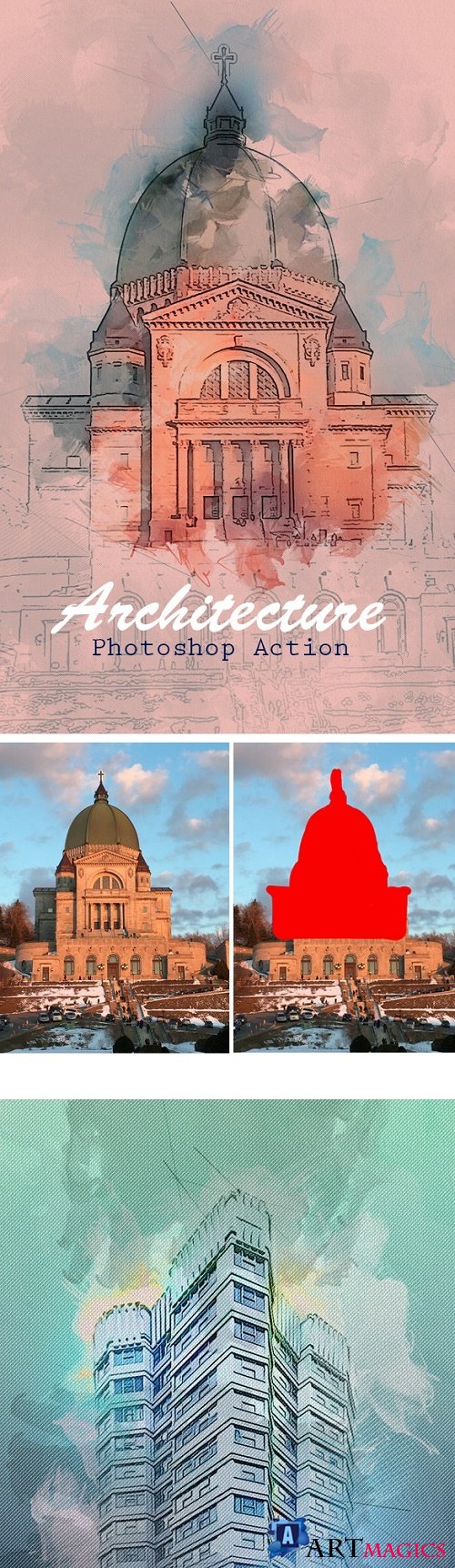 Architecture Photoshop Action 23667924