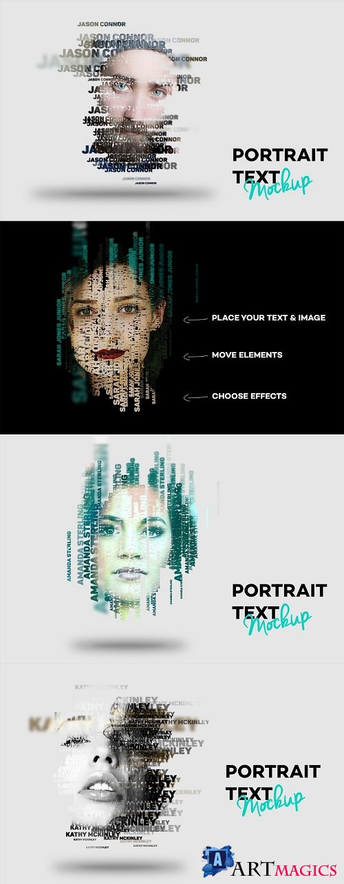 CM - Text Portrait Effect - 1406918