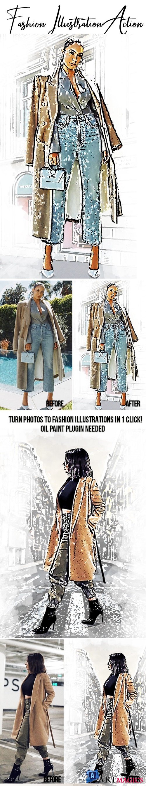 Fashion Illustration Effect 23766073