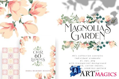Magnolias Garden collection - 3800646