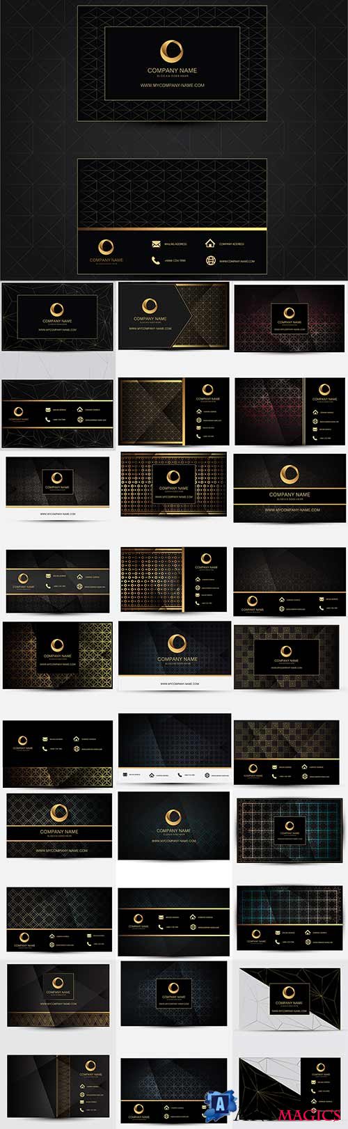 -   / Business cards in vector