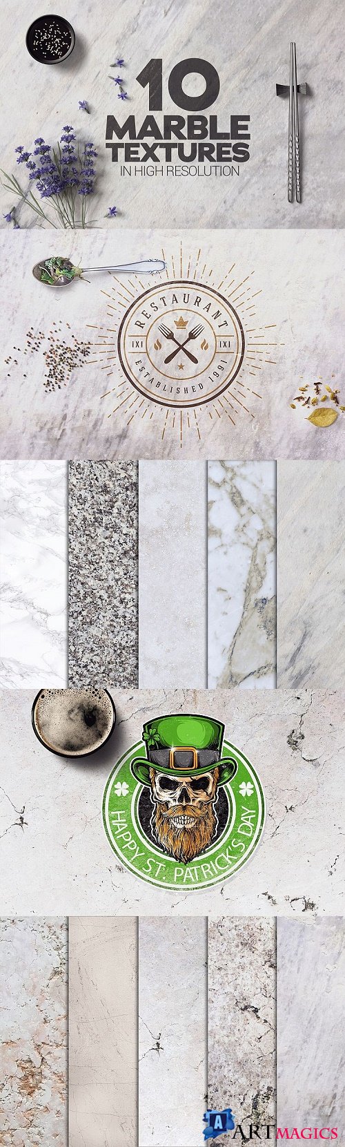 Marble Textures X10 - 266250