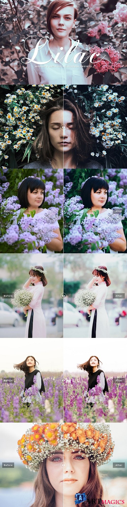 Lilac Lightroom Presets Collection - 3850785