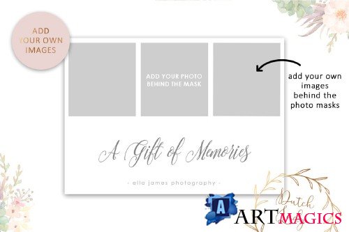 PSD Photo Gift Card Template #3 - 3871240