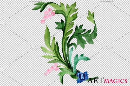 Eastern ornament watercolor png - 3868695