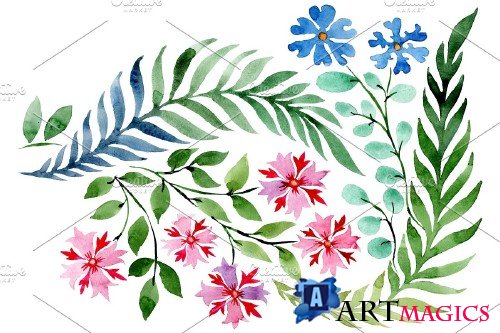 Flower drawing watercolor png - 3868608