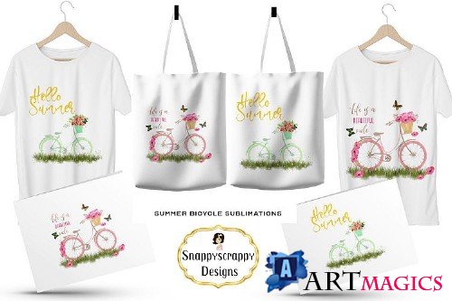 Summer Bicycle Sublimations - 274621