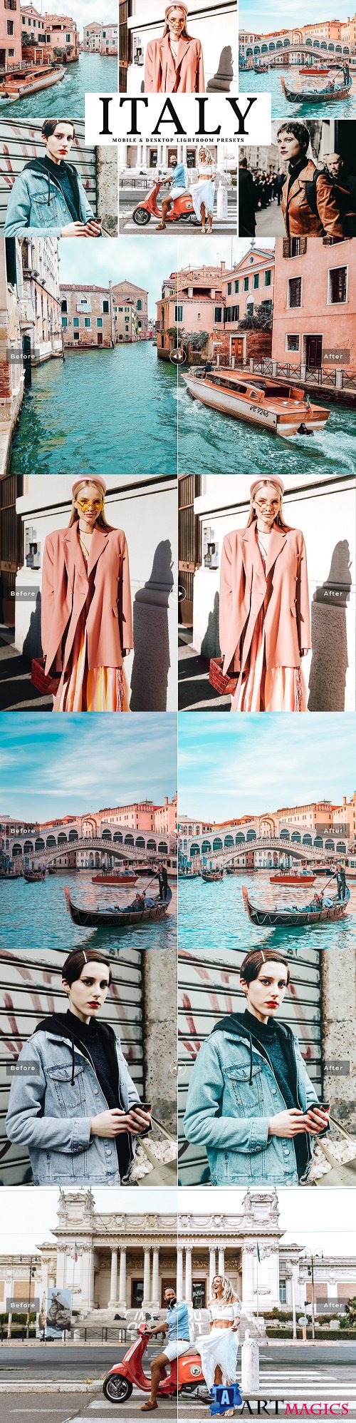 Italy Lightroom Presets Pack - 3884432