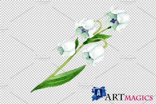 lily of the valley, forget-me-nots - 3890966