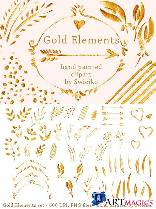 Gold Design Elements - 1261033
