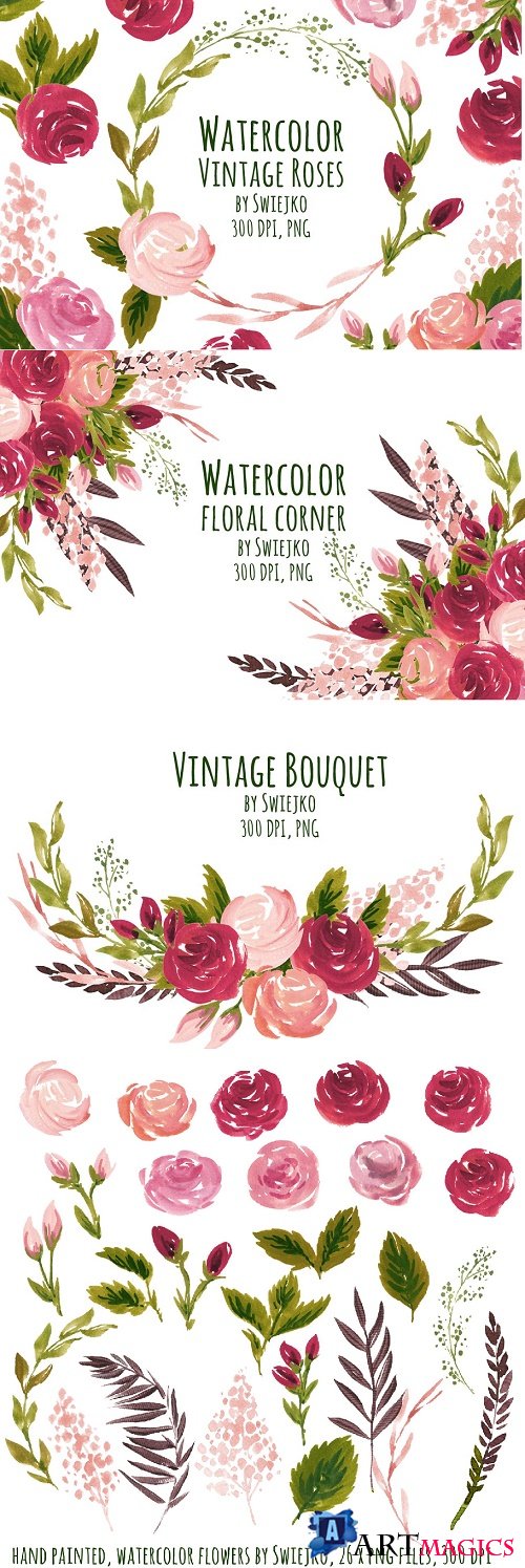 Vintage Roses - 512678