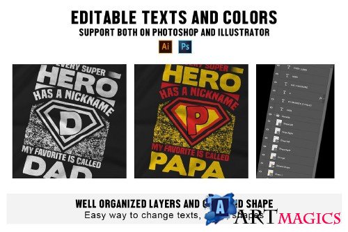 300 Editable T-shirt Designs - 3891928
