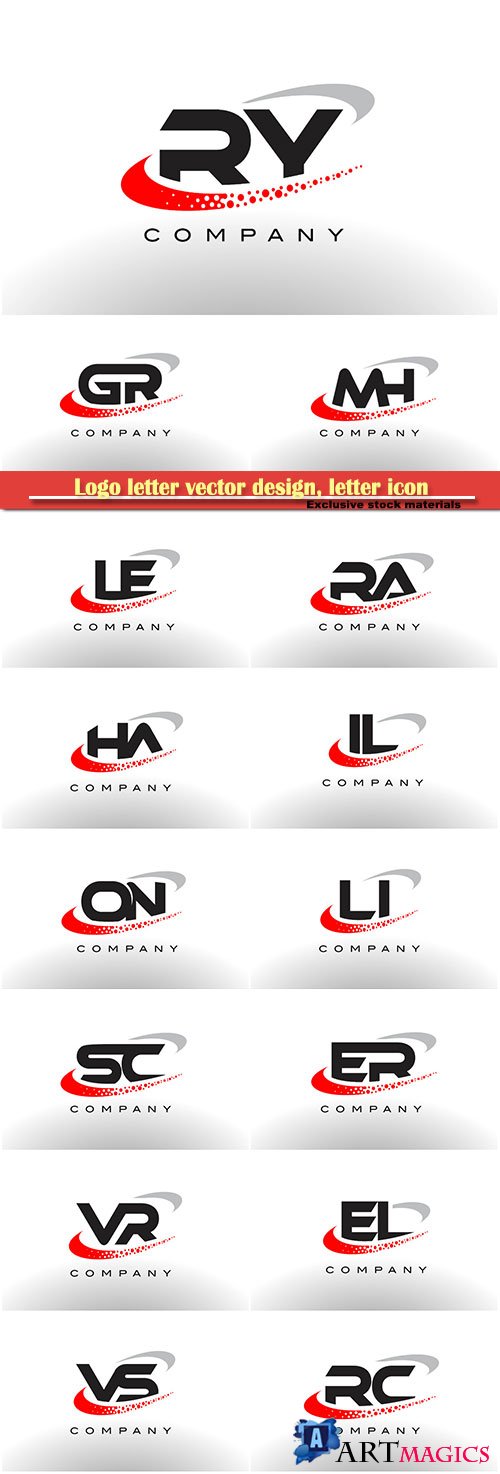 Logo letter vector design, letter icon # 41