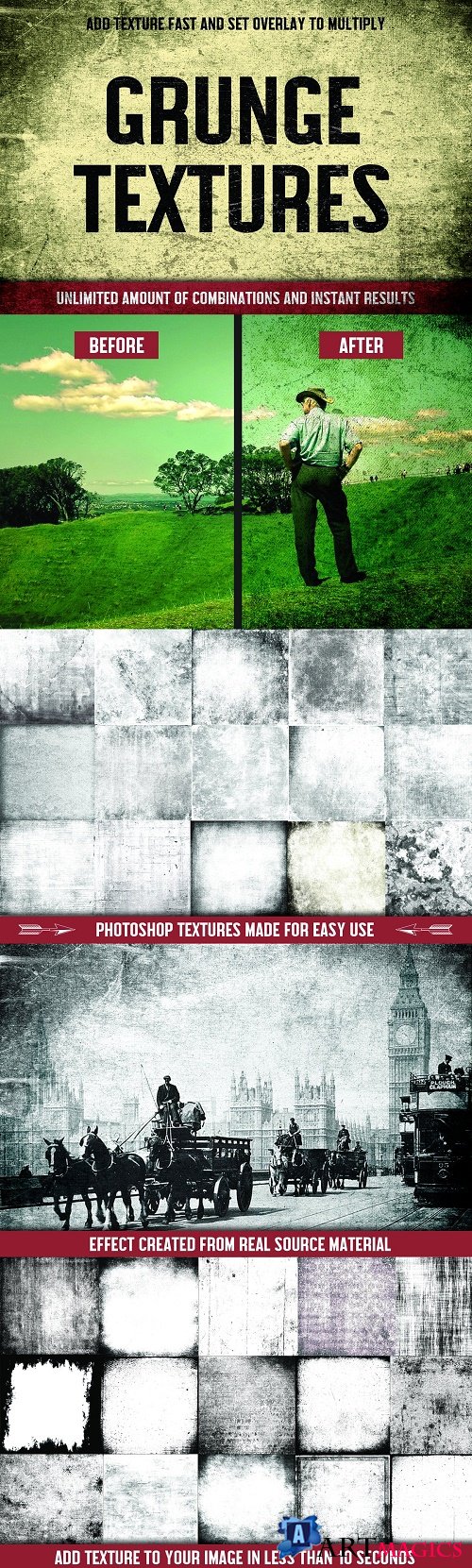 100 Grunge Photoshop Textures - 3894503