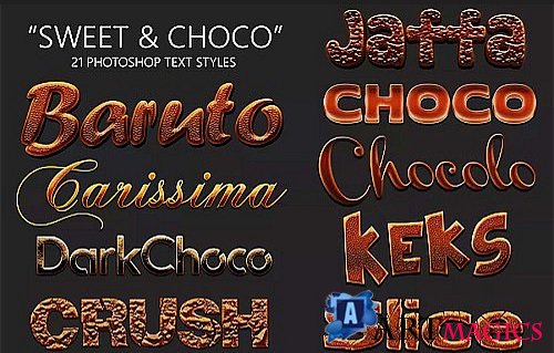     Photoshop / Sweet and Choco Photoshop Styles