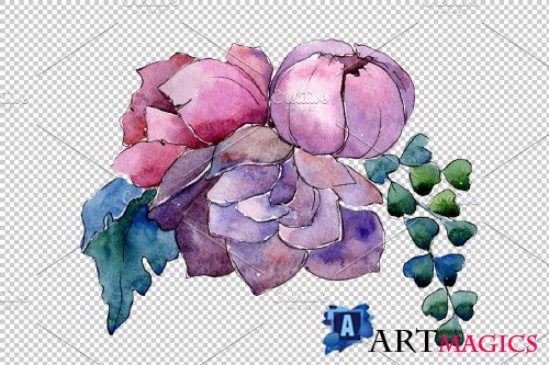 Flower Symphony watercolor png - 3908707