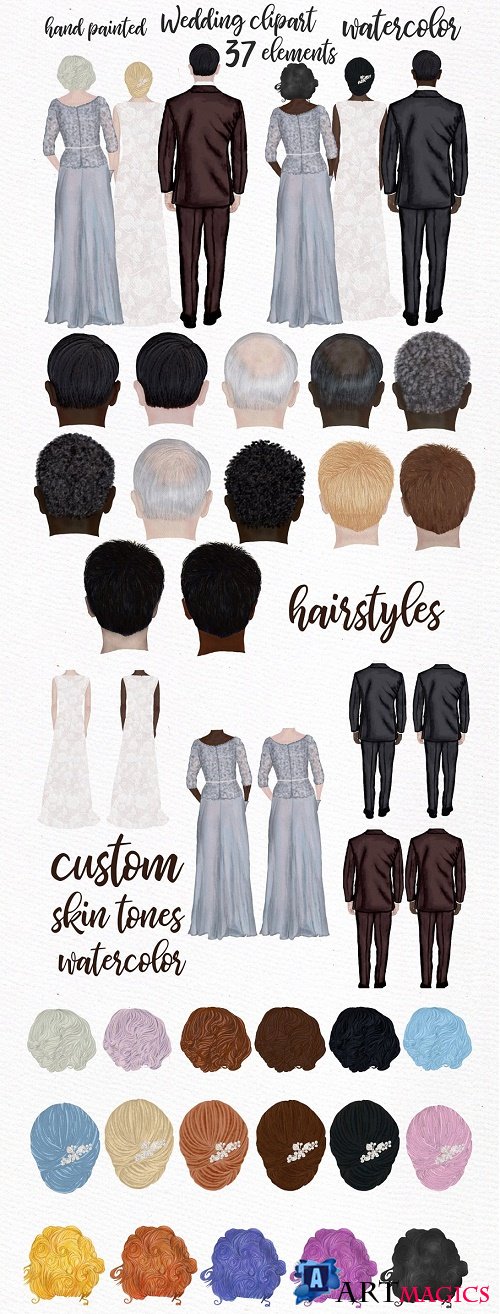 Wedding clipart Mother of the bride - 3908698