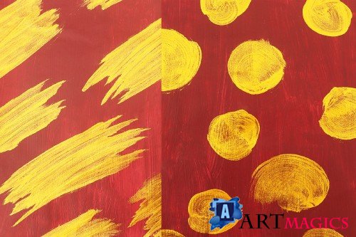 Burgundy & Gold Abstract Backgrounds - 3923349
