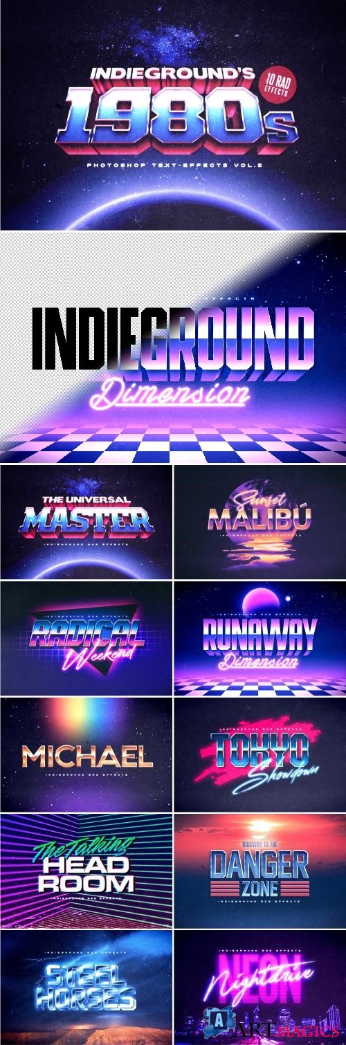 80s Text Effects Vol.2 - 3896641
