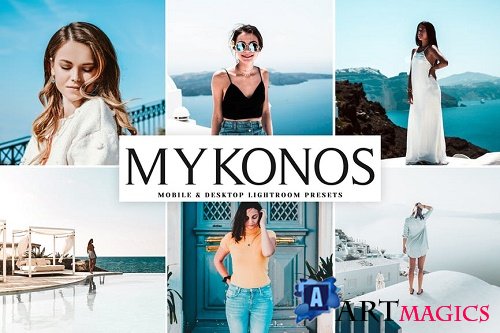 Mykonos Mobile & Desktop Lightroom Presets