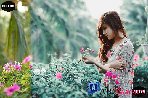 Forest Photoshop Actions And ACR Presets, Aqua Plant Ps - 289099