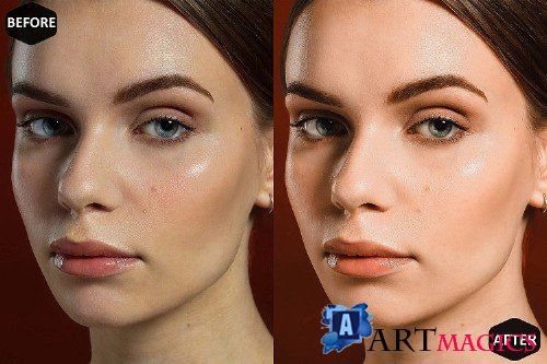 Close Up Photoshop Actions And ACR Presets, selfie Ps preset - 289064