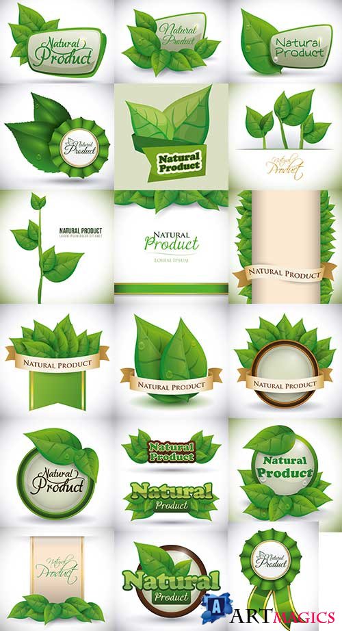  .    / Natural product. Icons in vector
