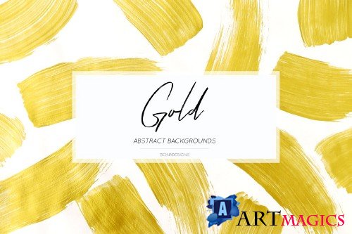 Gold Background, Abstract Texture - 3959906