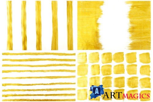 Gold Background, Abstract Texture - 3959906