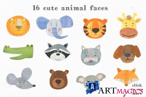 Papercut Animals Clipart - 3811463
