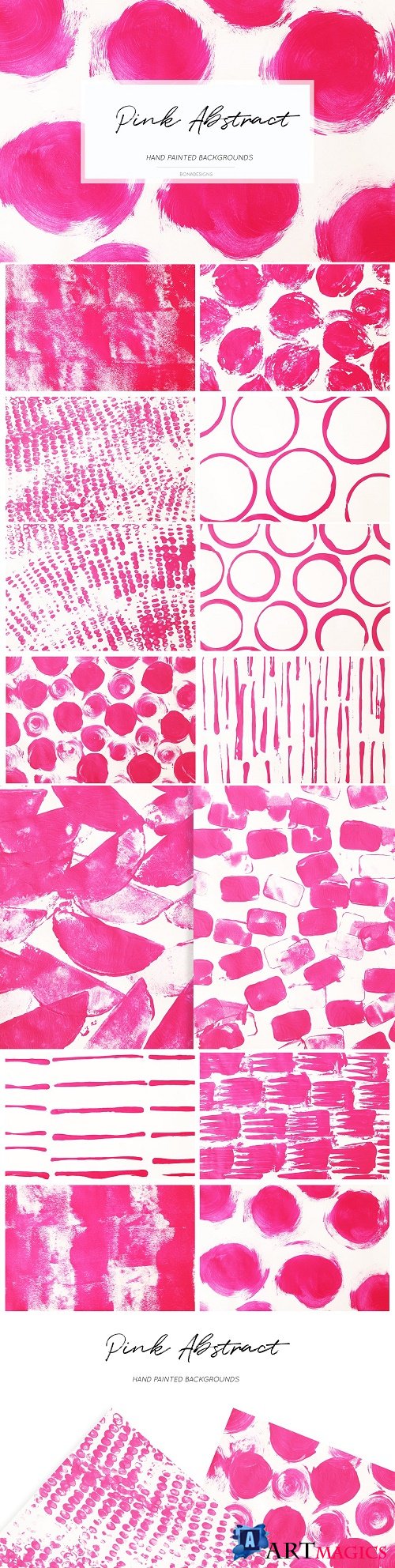 Pink Abstract Backgrounds - 3972474