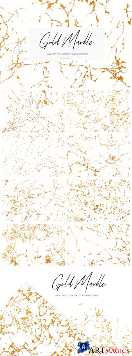 Gold Abstract Marble Backgrounds 3983985