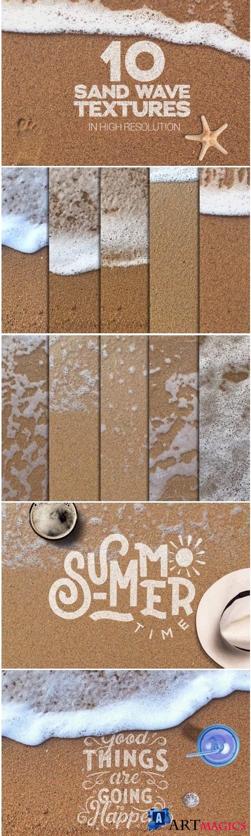Sand Wave Textures x10 - 3976543