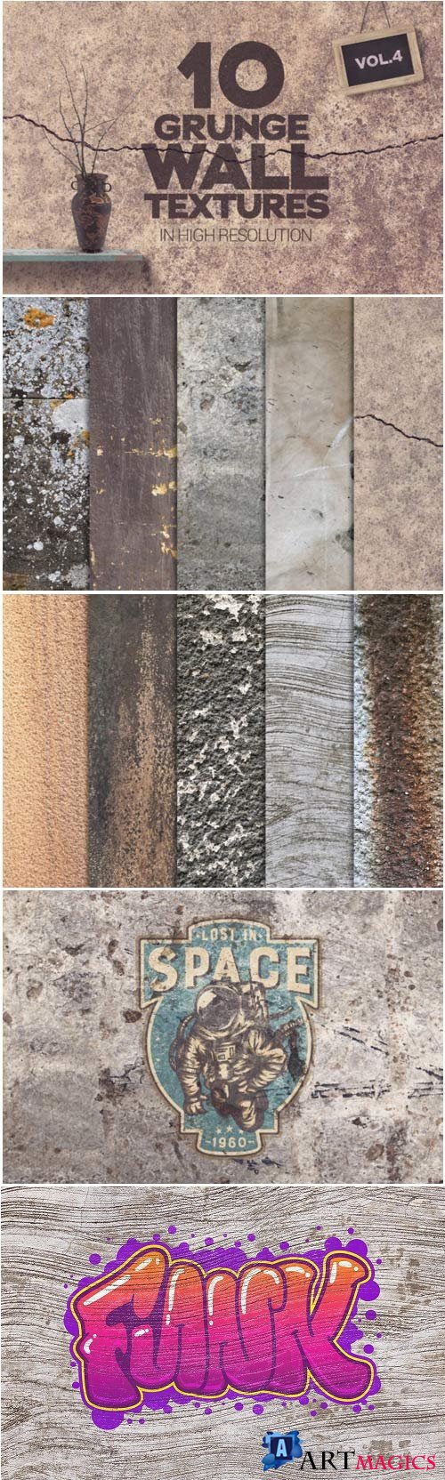 Grunge Wall Textures Vol 4 x10 3976494
