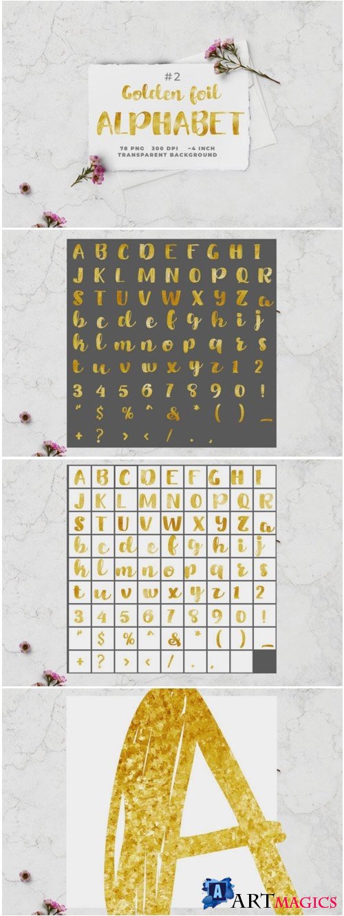 Golden Alphabet II 1670183