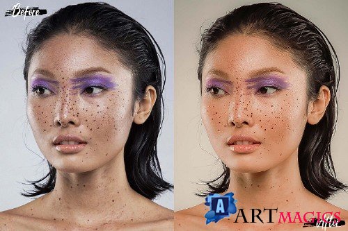 18 Perfect Skin Photoshop Actions, ACR and LUT presets - 300569