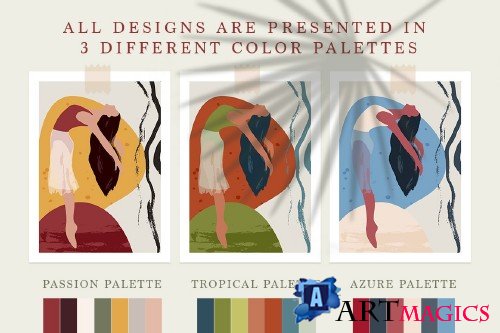 Ballet. Abstract Graphic Bundle - 3988994