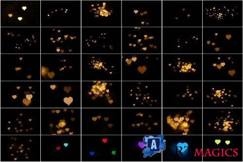 60 Lovely Bokeh lights Effect Photo Overlays 303646