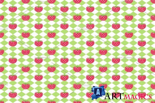 Raspberry Fruit Digital Paper - 4008765