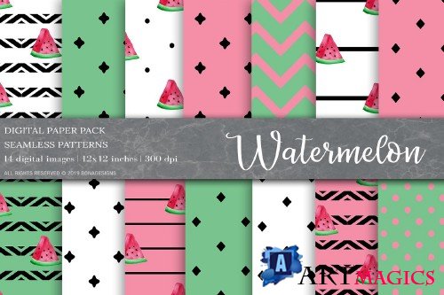 Watermelon Digital Papers - 4003925