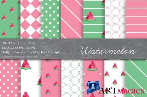Watermelon Digital Papers - 4002032