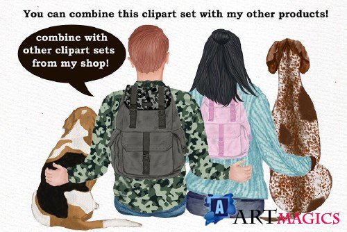 Dog Clipart, Dog breeds, Pet clipart - 4011293