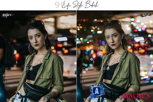 90 Life Style Bokeh lights Effect Photo Overlays 306354