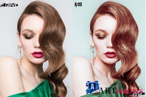 14 Blonde Hair Desktop Lightroom Presets and ACR preset - 307443